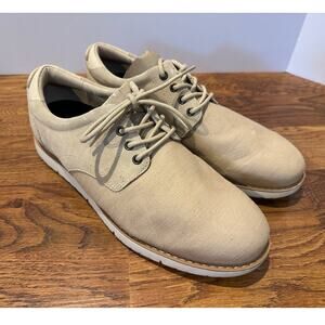 Toms Men's Navi Oxford Casual Shoes Suede Beige/White Size 14 Classic Style